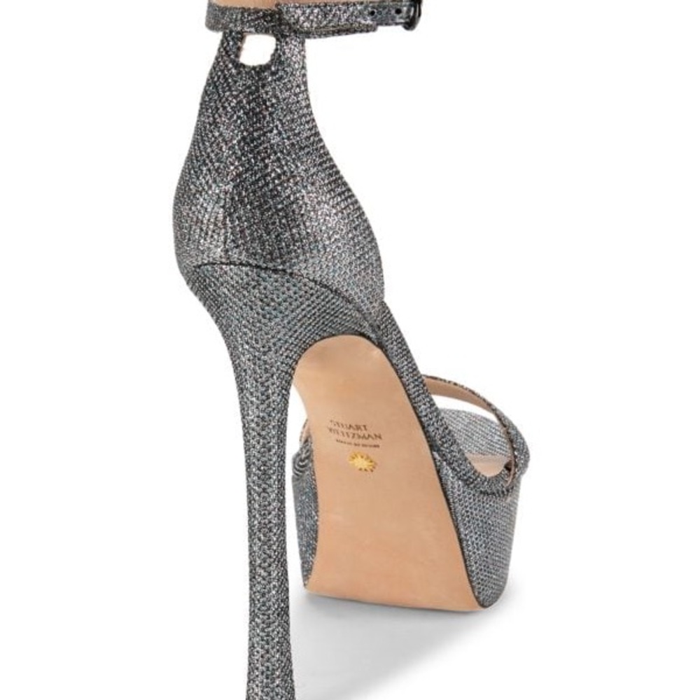 New Stuart Weitzman Nudistcurve Open Toe Platform… - image 3